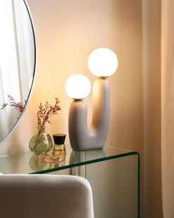 Bordlampe TULUN Grå