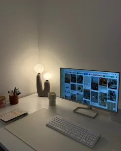 Bordlampe TULUN Grå