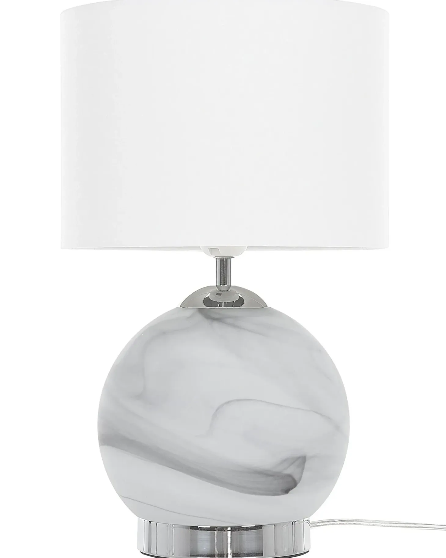 Bordlampe UELE Metal Grå marmor