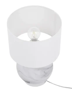 Bordlampe UELE Metal Grå marmor