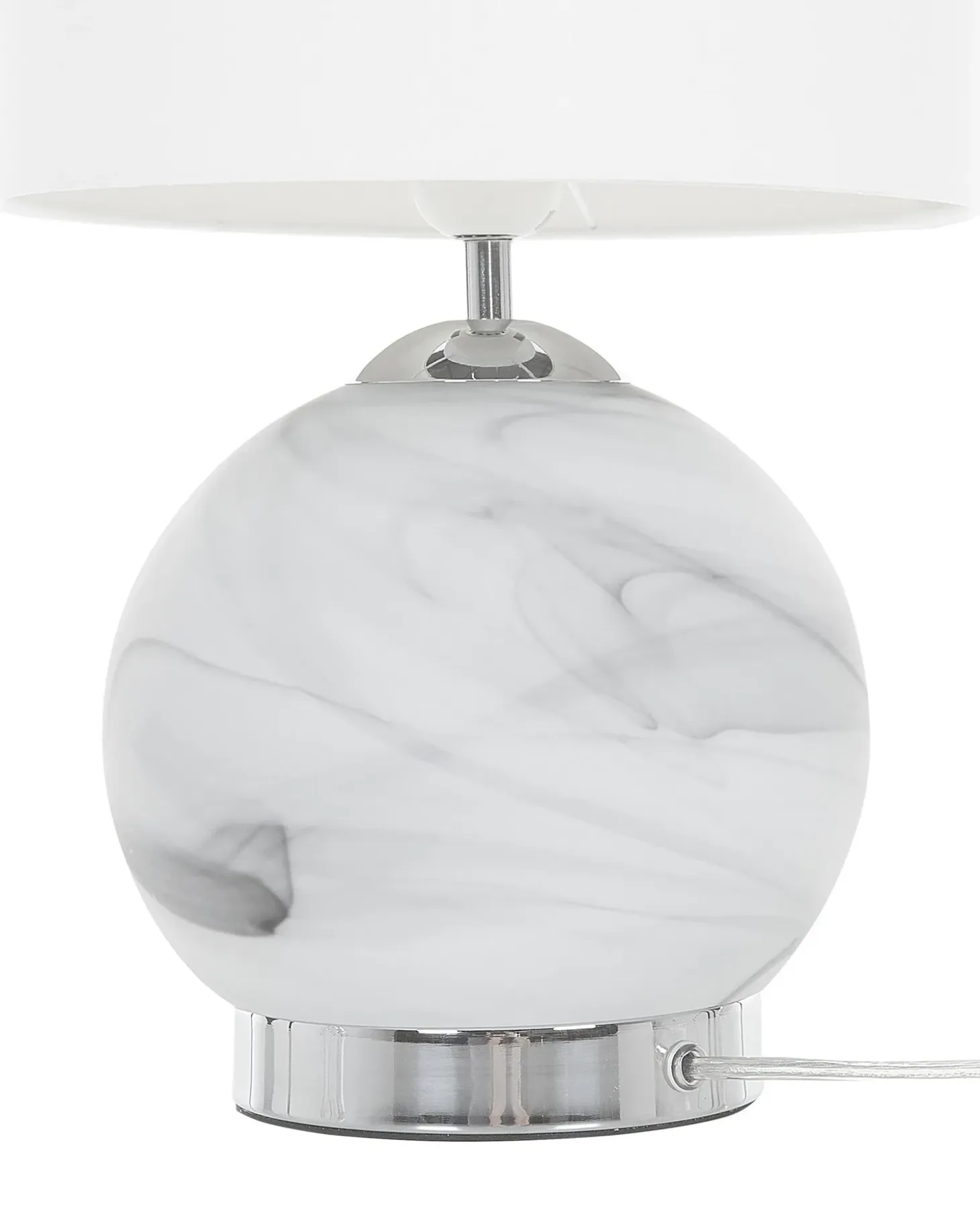 Bordlampe UELE Metal Grå marmor