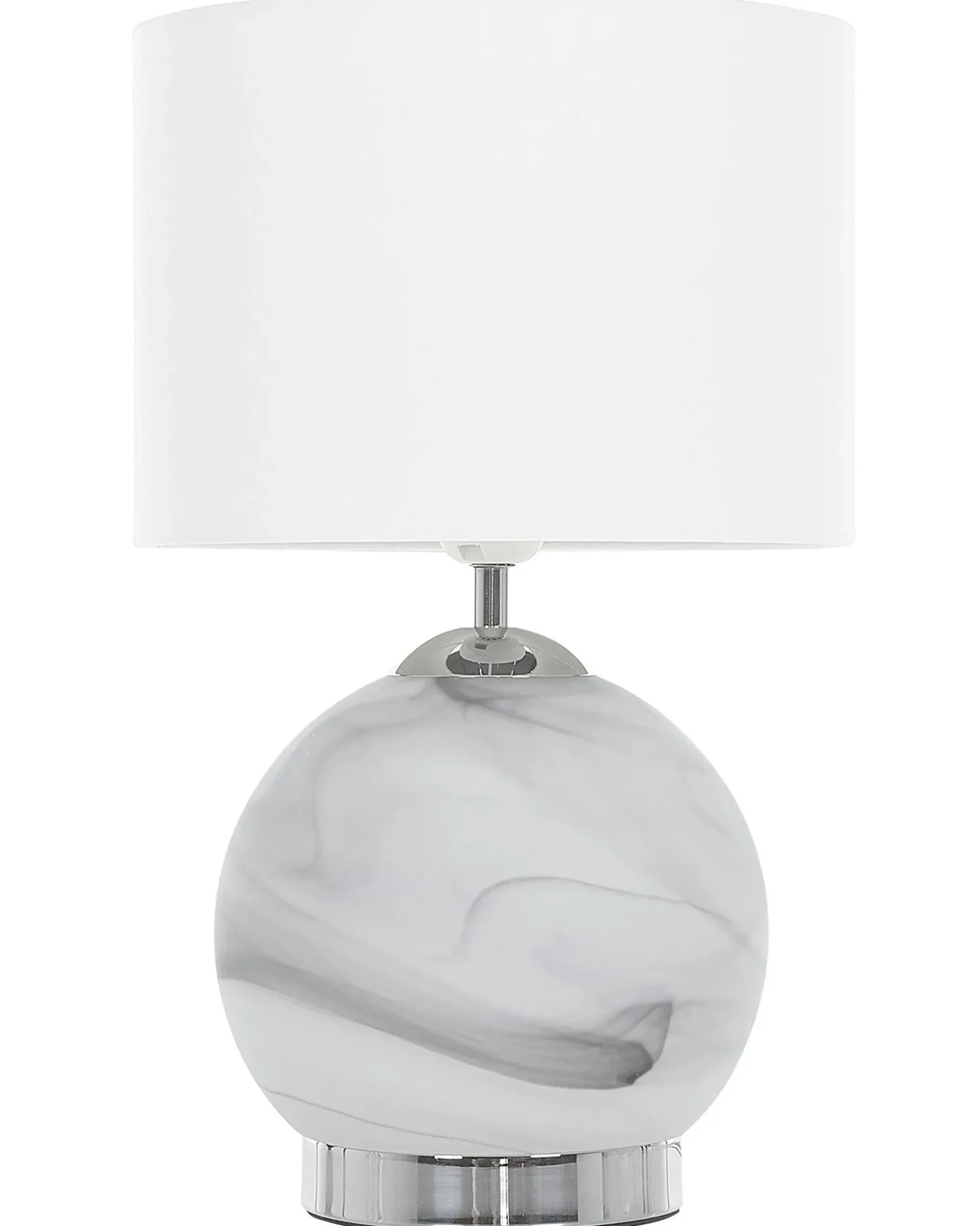 Bordlampe UELE Metal Grå marmor