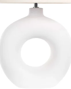 Bordlampe VENTA Keramik Hvid
