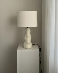 Bordlampe VILAR Keramik Beige