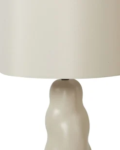 Bordlampe VILAR Keramik Beige
