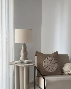 Bordlampe VILAR Keramik Beige