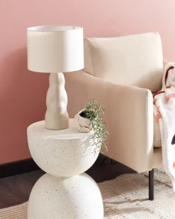 Bordlampe VILAR Keramik Beige