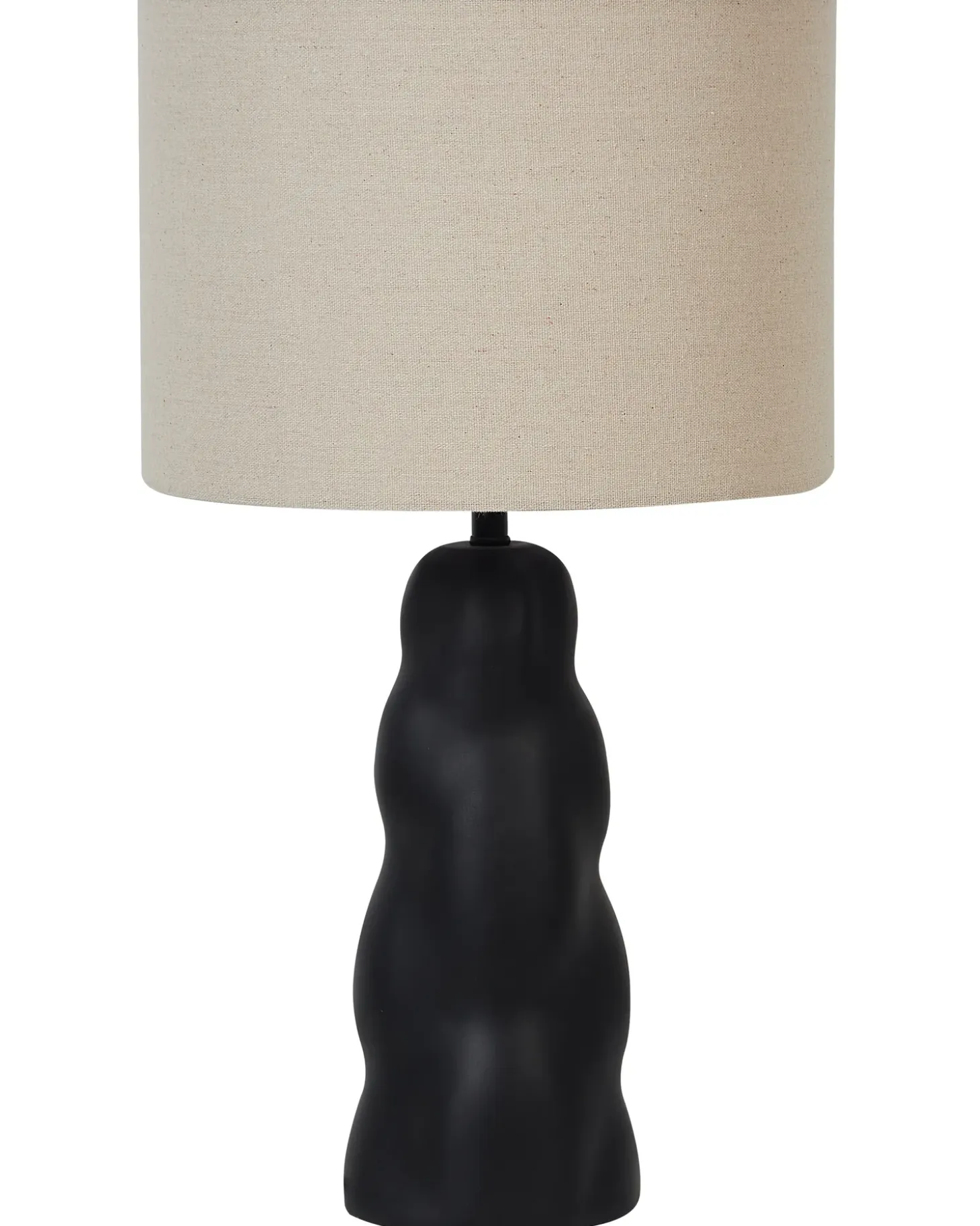 Bordlampe VILAR Keramik Sort