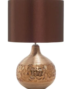 Bordlampe YAKIMA Porcelæn Brun