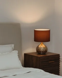 Bordlampe YAKIMA Porcelæn Brun