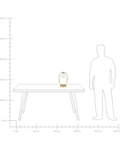 Bordlampe YANKEE Metal Guld