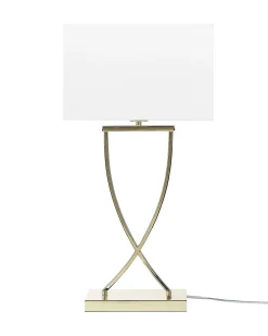 Bordlampe YASUNI Metal Hvid/guld