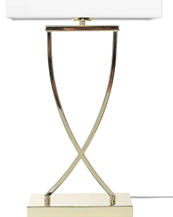Bordlampe YASUNI Metal Hvid/guld