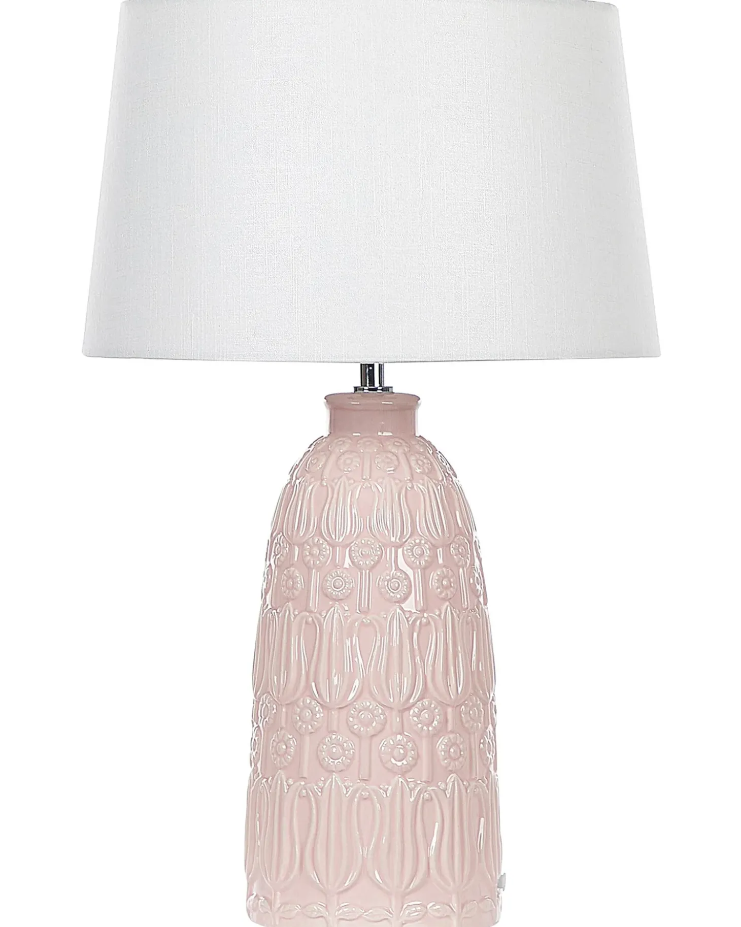 Bordlampe ZARIMA Keramik Lyserød