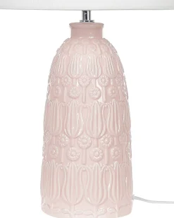 Bordlampe ZARIMA Keramik Lyserød