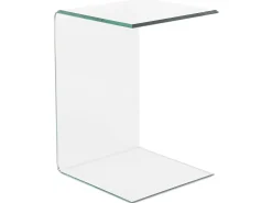Bord LOURDES Hærdet glas Transparent