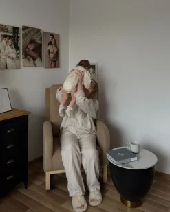 Bord NADINE Keramik Sort med opbevaring