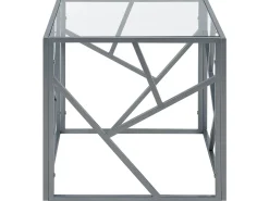 Bord ORLAND Glas Sølv