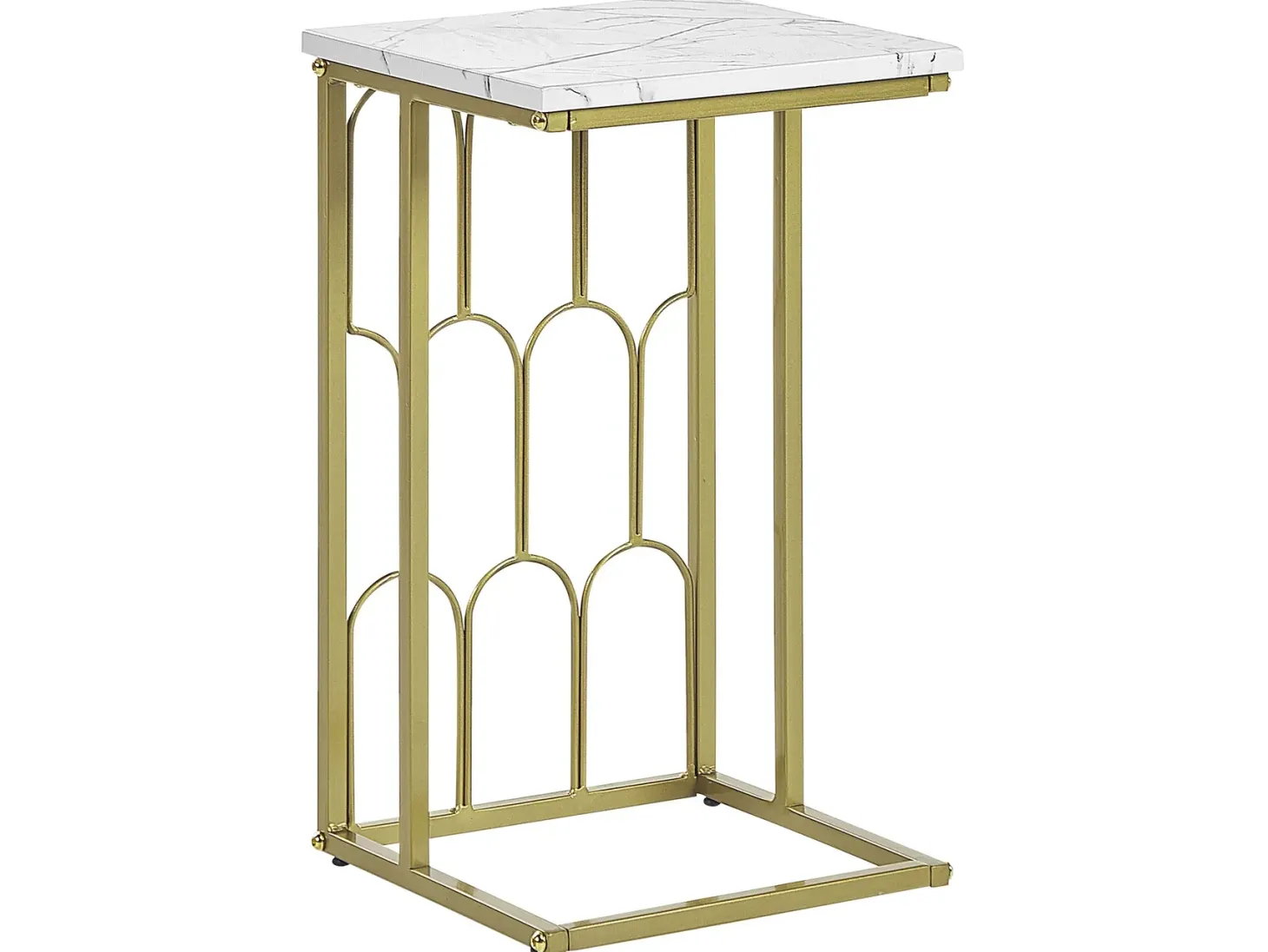 Bord PANDALE Hvid marmor