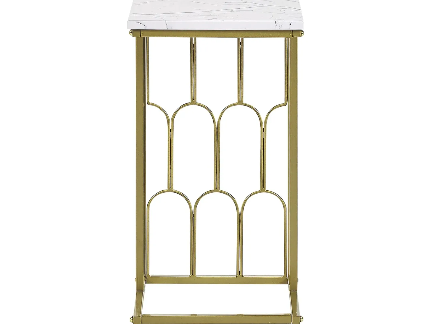 Bord PANDALE Hvid marmor