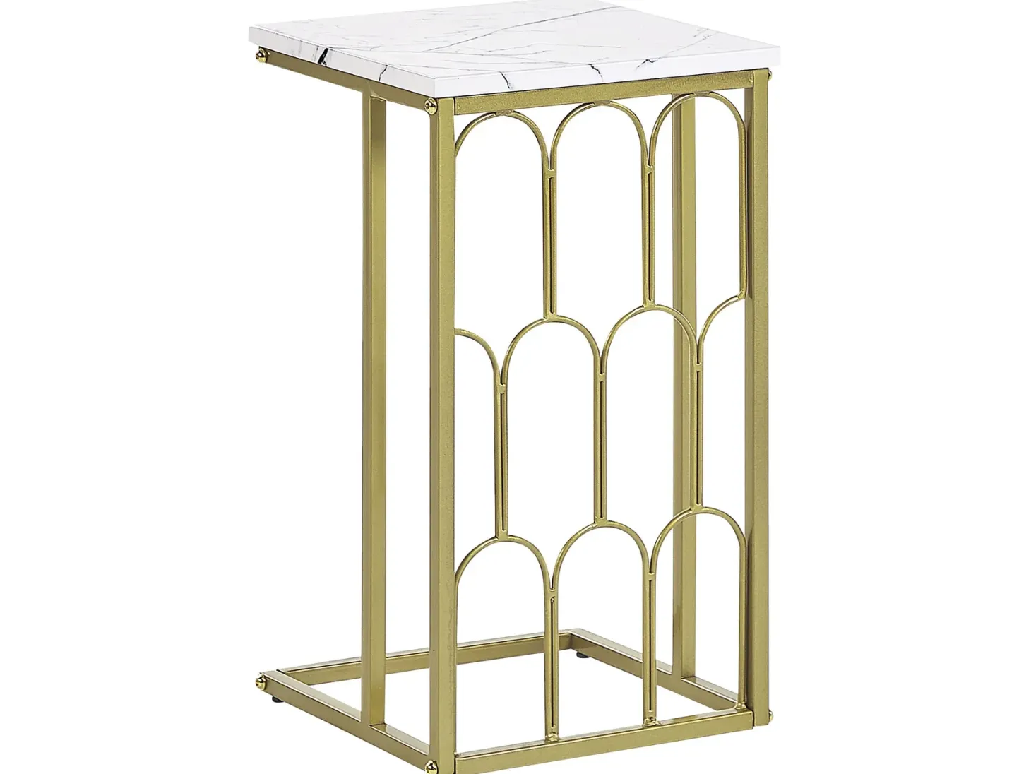Bord PANDALE Hvid marmor
