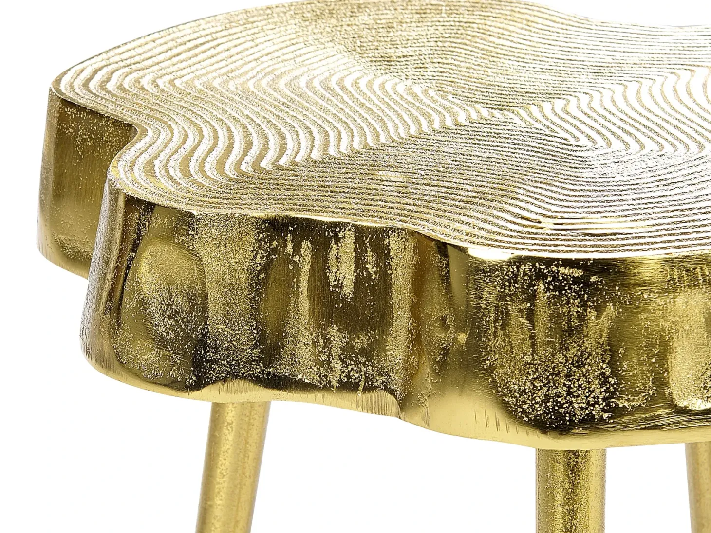 Bord TAUPO Metal Guld