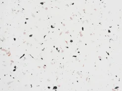 Bord TELLARO 32 cm 37 cm Terrazzo effekt Hvid terrazzo