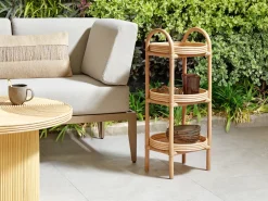 Bord TROOLIE Rattan Naturlig