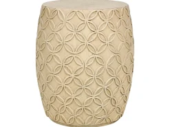 Bord ZOGNO 33 cm 33 cm Lys Beige