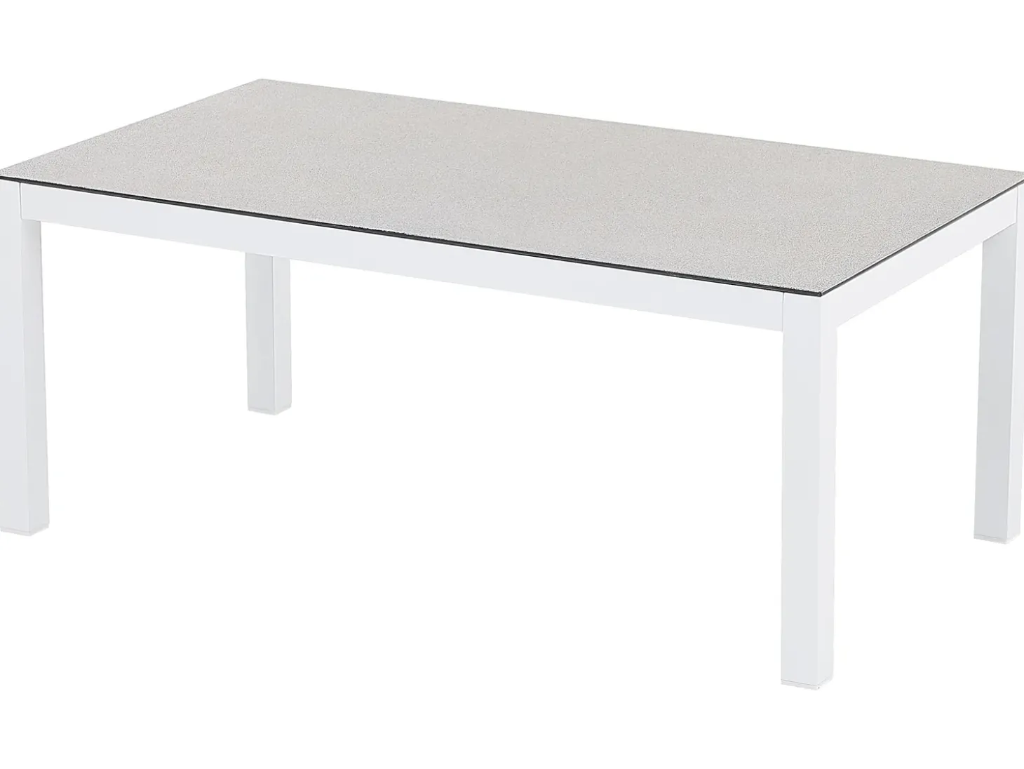 BORELLO 5 personers Loungesæt med bord Hvid Metal