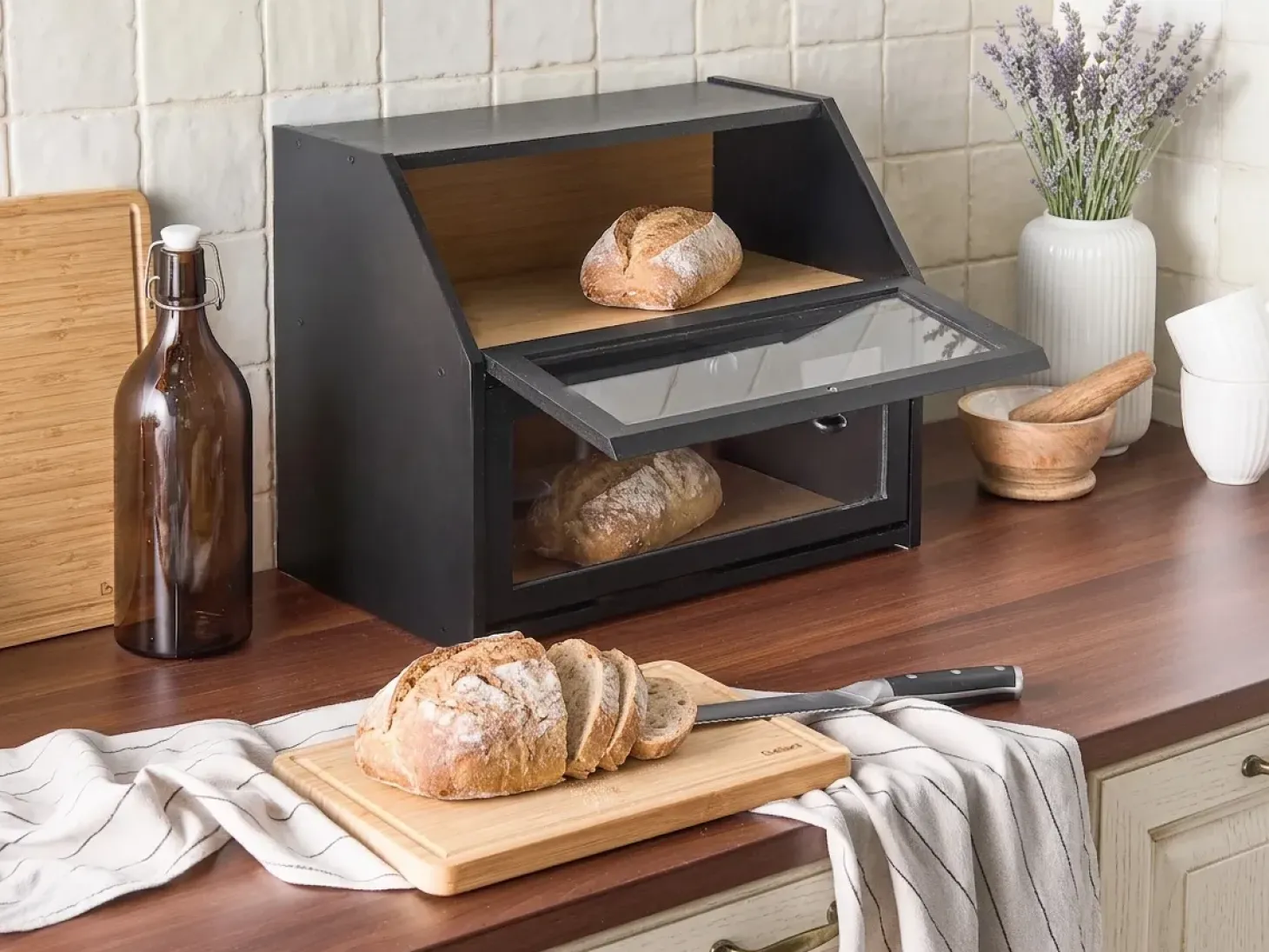 Brødkasse CROUTE Bambus Sort
