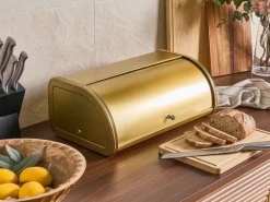 Brødkasse DELECTATION Rustfrit stål Guld