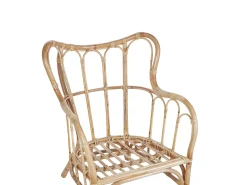 BRINDISI 4 personers Loungesæt med bord Naturlig Rattan