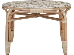 BRINDISI 4 personers Loungesæt med bord Naturlig Rattan