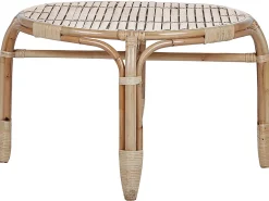 BRINDISI 4 personers Loungesæt med bord Naturlig Rattan