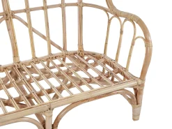 BRINDISI 4 personers Loungesæt med bord Naturlig Rattan