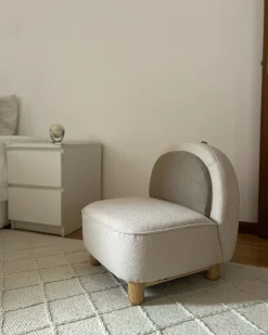 Børnelænestol Dinosaur FABORG Lys Beige