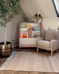 Børnelænestol FARUM Boucle Brungrå