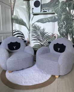 Børnelænestol Får ULA Boucle Grå