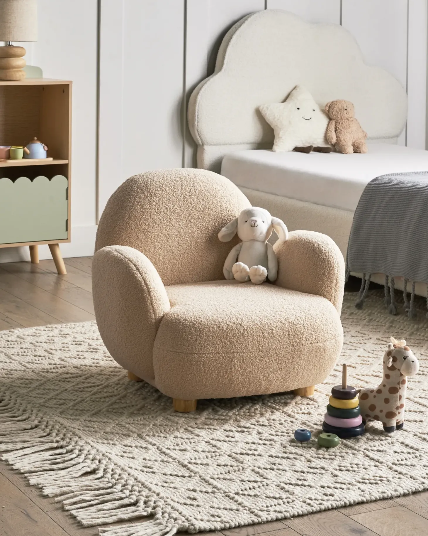 Børnelænestol HEM Boucle Beige