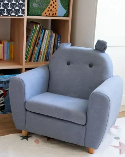 Børnelænestol Hippo MARIBO Blå
