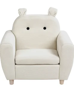 Børnelænestol Hippo MARIBO Cremehvid