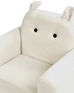 Børnelænestol Hippo MARIBO Cremehvid