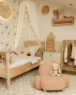 Børnelænestol Kanin KANNA Boucle Beige