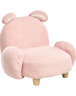 Børnelænestol Kanin KANNA Boucle Pastellrosa