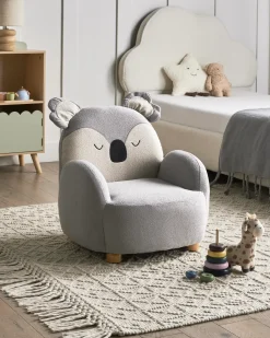 Børnelænestol Koala HERVIK Grå
