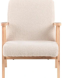 Børnelænestol LINDE Boucle Lys Beige