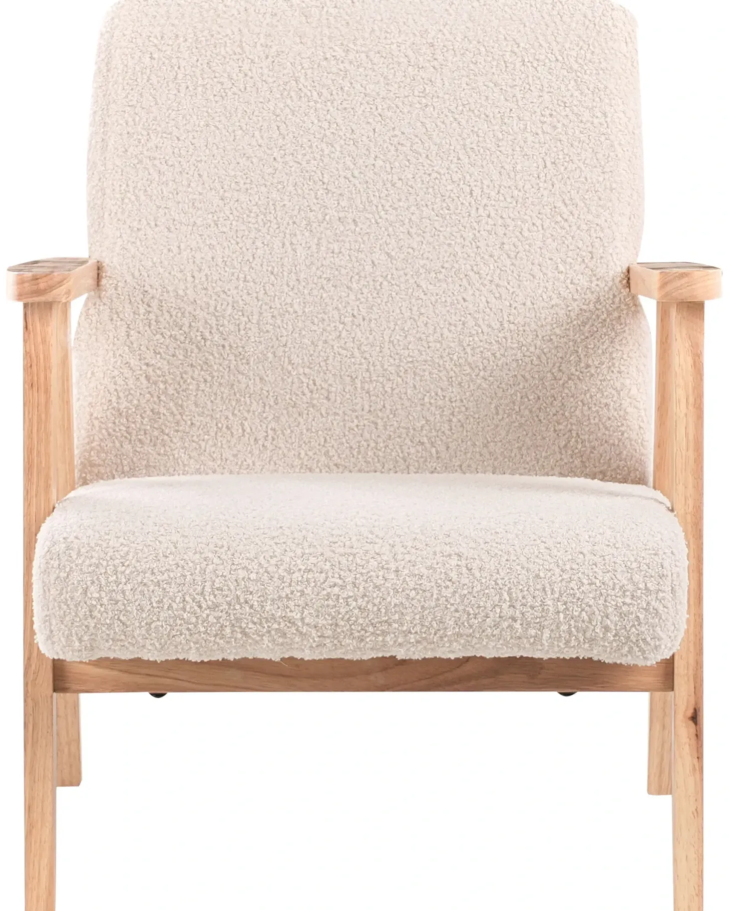 Børnelænestol LINDE Boucle Lys Beige