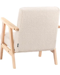 Børnelænestol LINDE Boucle Lys Beige