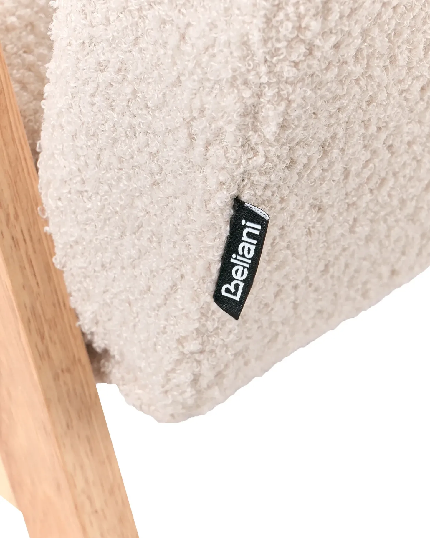 Børnelænestol LINDE Boucle Lys Beige
